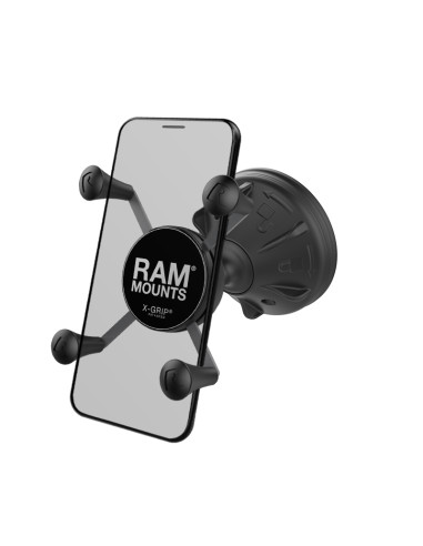 RAM® X-Grip® Phone Mount with RAM® Mighty-BuddyT Suction Cup