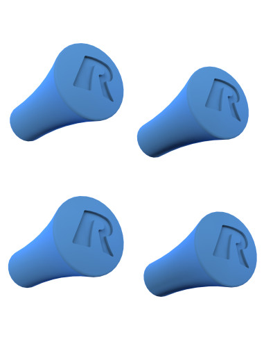 RAM® X-Grip® Blue Rubber Cap 4-Pack