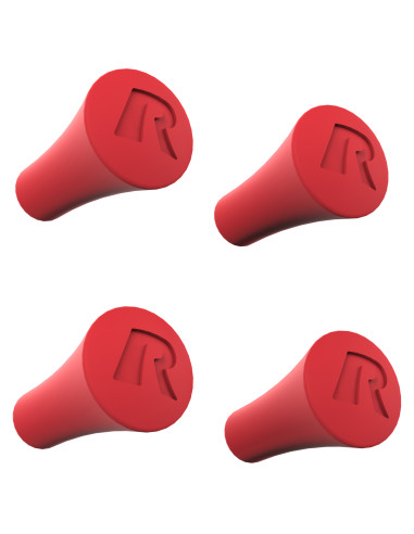 RAM® X-Grip® Red Rubber Cap 4-Pack