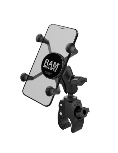 RAM® X-Grip® Phone Mount with RAM® Tough-ClawT Small Clamp Base - Short