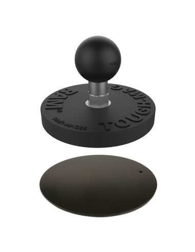 RAM® Tough-MagT 66MM Diameter Magnetic Ball Base with Steel Plate