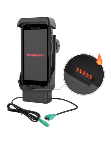 RAM® Powered Dock + USB-A for Honeywell CT40/45/47 - Heated Pins