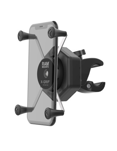 RAM® X-Grip® Large Phone Mount with Vibe-SafeT & Small Tough-ClawT