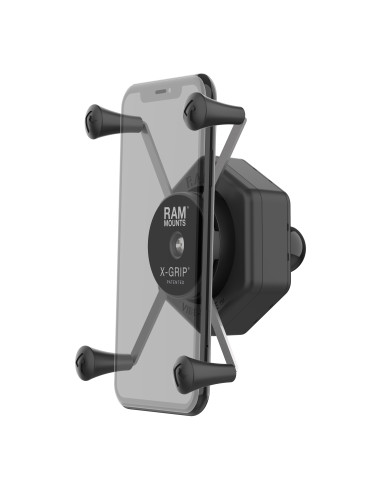 RAM® X-Grip® Large Phone Holder with Ball & Vibe-SafeT Adapter