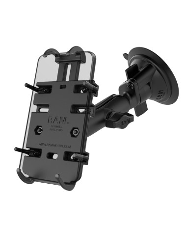 RAM® Quick-GripT Phone Mount with RAM® Twist-LockT Suction Cup Base