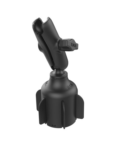 RAM® StubbyT Cup Holder Mount with Double Socket Arm - Medium