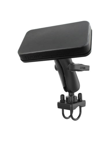 RAM® Double U-Bolt Mount with Back Rest for ATVs