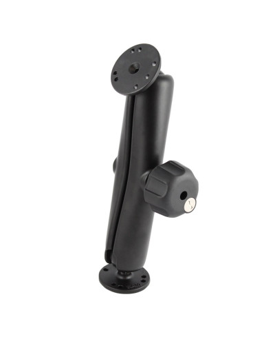 RAM® Double Ball Mount with Key Lock Knob - C Size Long