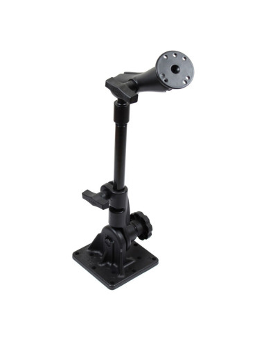 RAM® Pedestal Mount with 9" Pipe and C Size Double Ball Mount