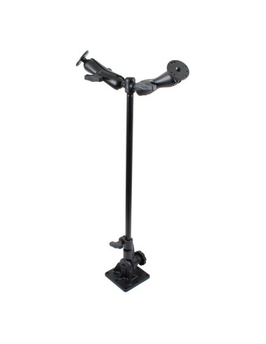 RAM® Pedestal Mount with 24" Pipe and Two Double Ball Mounts