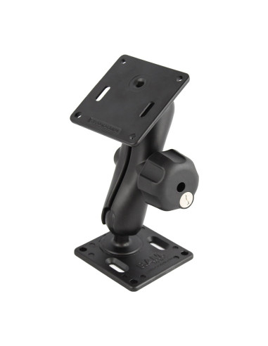 RAM® Double 75x75mm VESA Mount with Key Lock Knob - Medium