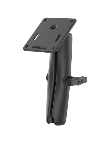 RAM® Double Socket Arm with 75mm VESA Plate - C Size Long