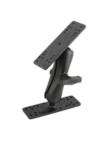 RAM® Double Ball Mount with Two Marine Electronic Plates