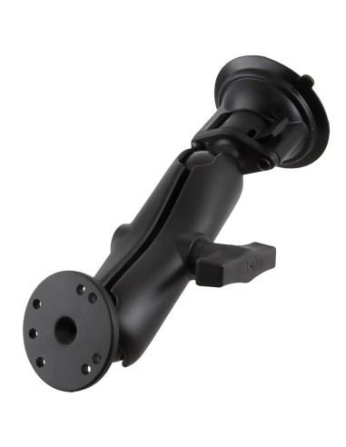 RAM® Twist-LockT Suction Cup Mount with Round Plate Adapter - Medium