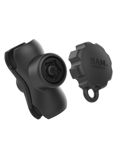 RAM® Double Socket Arm with RAM® Pin-LockT 5-Pin Security Knob - C Size