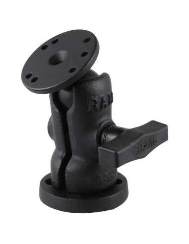 RAM® Single Ball & Socket Mount with Octagon Swivel Base