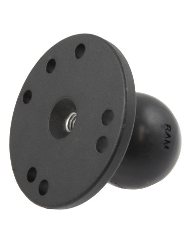 RAM® Round Plate with Ball & 5/16"-18 Threaded Hole