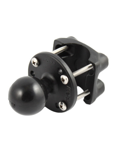 RAM® Half Rail Clamp Ball Base for 1"-1.25" Rails