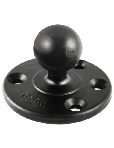 RAM® Large Round Plate with Ball - C Size