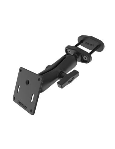 RAM® 2" Square Post Clamp Mount with 75x75mm VESA Plate