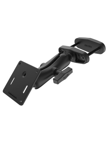 RAM® 3" Square Post Clamp Mount with 75x75mm VESA Plate