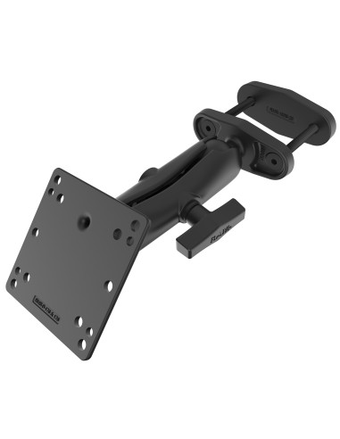 RAM® 2.5" Square Post Clamp Mount with 100x100mm VESA Plate