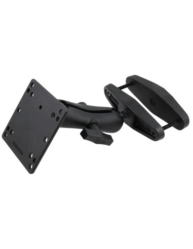 RAM® 5" Square Post Clamp Mount with 100x100mm VESA Plate