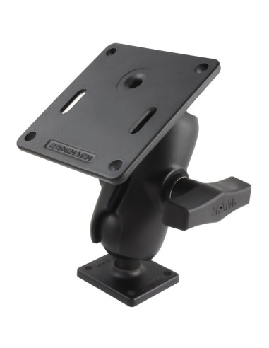 RAM® Double Ball Mount with 75x75mm VESA Plate and AMPS Plate