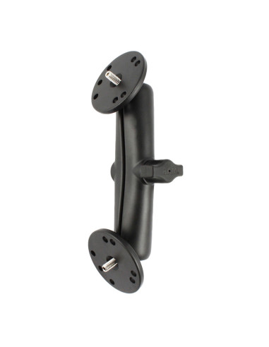 RAM® Double Ball Mount with Two 1/4"-20 Threaded Studs & Plates