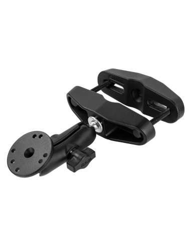 RAM® Universal Post Clamp Mount with Round Plate - B Size Medium Arm