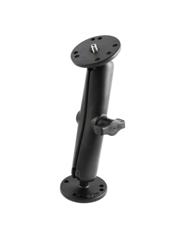 RAM® Double Ball Mount with 1/4"-20 Male Thread - B Size Long